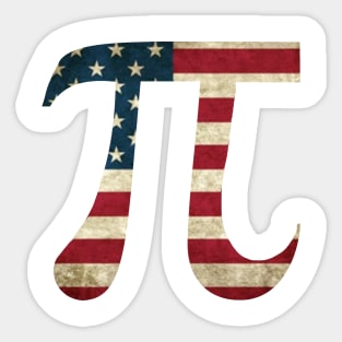 American Pi Sticker